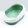 A tray for cats with an side without a Cosmo grid 51.9 x37.8 x 21.3 cm, green