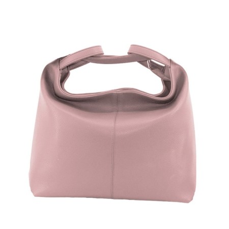 Bag-rug-rug, genuine leather, pink, 40x5x30 cm-1