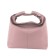 Bag-rug-rug, genuine leather, pink, 40x5x30 cm