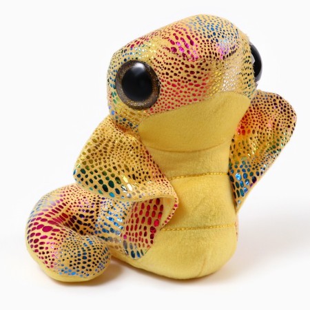 Soft toy "Cobra", 17 cm, yellow color-2