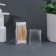 Organizer for storage, with a lid, 10.4 × 3.8 × 2.1 cm, the color is transparent