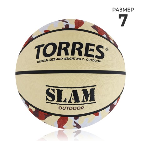 Basketball ball Torres Slam, B00067, size 7