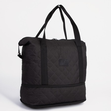 Road bag with lightning, with an increase, external pocket, long belt, black color-2