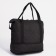 Road bag with lightning, with an increase, external pocket, long belt, black color