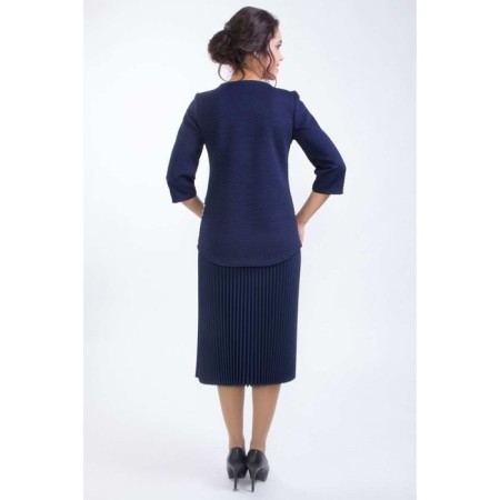 Women's skirt, size 42, blue color-5