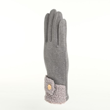 Gloves are female, dimensionless, without insulation, color gray color-1