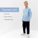 Shirt for the boy Minaku: School Collection, Blue Color, Height 122 cm