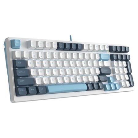 Keyboard A4Tech FS300 Mechanical White/Blue USB For Gamer LED (FS300 Panda SNO 106853-2