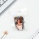 Key keychain "Wooden" Aries ", girl, 4.5 x 6 cm