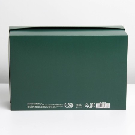 Gift folding box, packaging, "Emerald", 30 x 20 x 9 cm-5