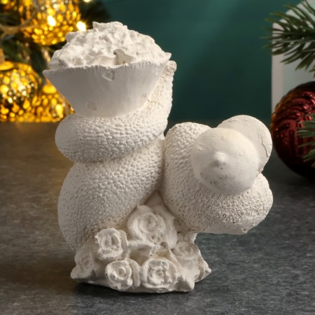 Figure for coloring "Snake with flowers", 7x7x5cm-2