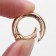 Karabin ring, d = 13/20 mm, thickness - 3.5 mm, 5 pcs, gold color