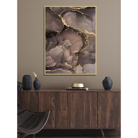 Reproduction of the picture "Brown abstraction", 58x78, frame (20-005)-3