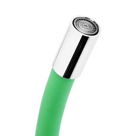 ROEGEN RC014G kitchen mixer, single -leaf, flexible surge, zinc, light green, chromium-2