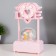 Night -bend musical "Snow Shar" 5XLED from batteries 3AAA pink 6.5x11x21cm Risalux