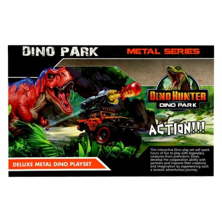 The set of metal machines "Dino Park", with dinosaurs, shoot bullets, mix-17