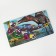 Children's wooden puzzle according to the numbers "Dinosaurs" mix