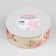 Decorative tape "Flowers", 40 mm, 23 ± 1 m, beige color No. 2