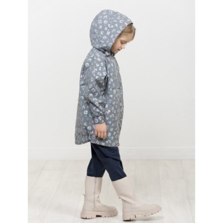 Vetrovka for girls, height 116 cm, silver color-4