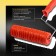 Decorative tundra roller, rubber, "poplar bark", handle d = 6 mm, 180 mm