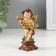 Polystone souvenir "Angel on a column with hearts/flowers" mix 8.5x4x3.3 cm