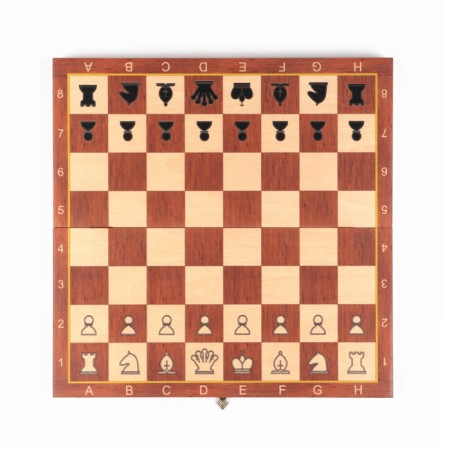 Chess "Debut", weighted, board wood 37 x 37 cm, king H-9 cm, pawn H-4.4 cm-6