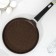 Pancake pan, d = 24 cm, plastic handle, anti -stick coating, color coffee marble