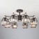 LORD 8x60W E14 Black 76x76x36cm