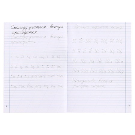 Calligraphy. 1 class. Training apparatus. Post -consumer period. Zhirenko O.E., Lukina T.M. 2024-1