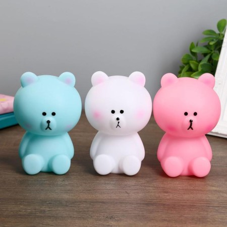 Nightlight "Bear" 1W Mix 9.5x9.5x15 cm Risalux