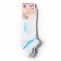 Set of female socks (3 pairs), white color, size 23-25