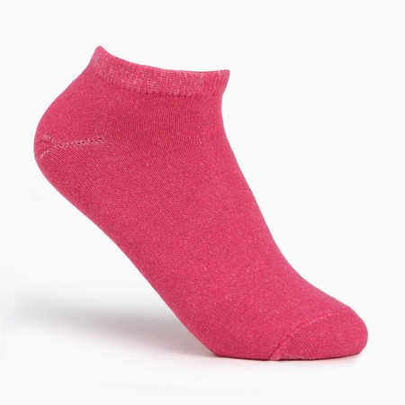 Set of children's socks (3 pairs), gray/white/fuchsia, size 27-29-3