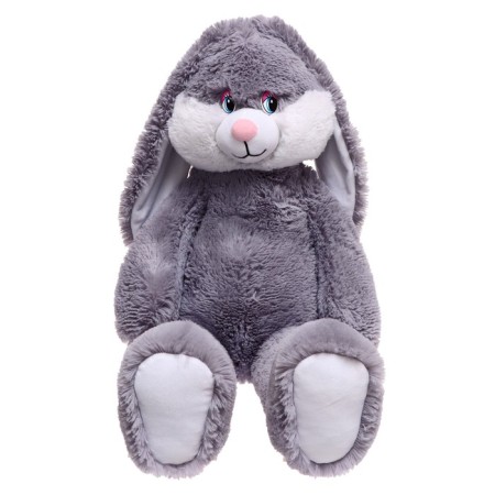 Soft toy "Hare Prishha", gray color, 100 cm