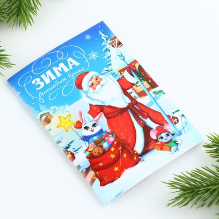 New Year. Notepad A6, 16 L "Winter Magical Time"-1