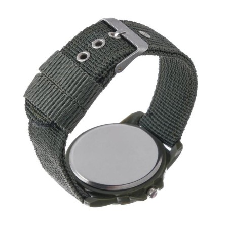 Men's wristwater male Genius Army, D-4.5 cm, Tekstil Strap 23.5 cm, Haki-2