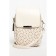 Cross-Body Bag, eco-leather, ludor beige, 12x5x19 cm