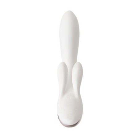 Satiffyer Double Flex Connect App, Silicon, 15.5cm, White-1