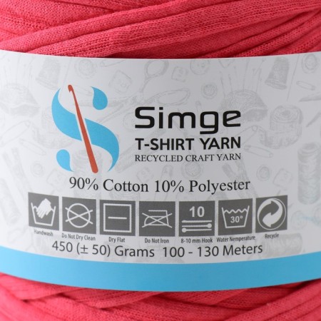 Knitted yarn secondary 90% cotton, 10% p/e, 100m/450 ± 50 g (cohes) mix-4
