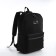 Youth backpack from textiles with a zipper, waterproof, 4 pockets, black/gray color
