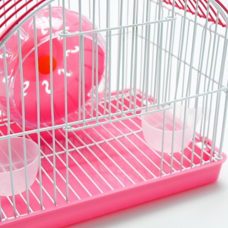 A cell for rodents equipped RT-2C, 23 x 16.5 x 20 cm, pink (packing 30 pcs)-5