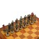 Chess souvenir "victorious", h king-8 cm, h Paraks-6.3 cm, 36 x 36 cm