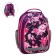 School backpack, 37 x 27 x 16 cm, ergonomic back, calligrata b "Flowers", lilac