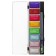 Watercolor paints, mother -of -pearl, + brush, in a plastic box, 8 colors