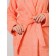 Women's bathrobe, with a shack, size 48-50, peach color