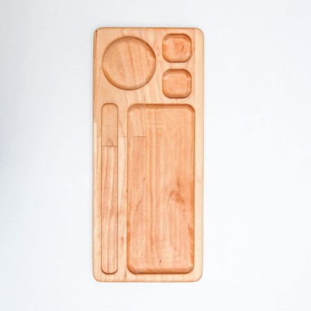 ADELICA dish "Rolls and Sushi", 30 × 13 × 1.8 cm, an array of birch-4