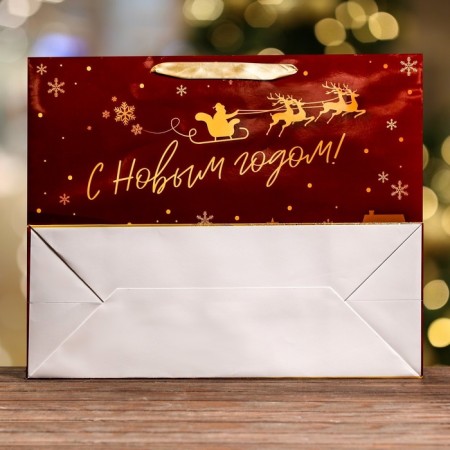 Laminated horizontal package "Happy New Year!", 49 x 40 x 19 cm-1