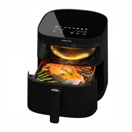 Airgril Hiberg MGG 600 B, 2200 W, 80-200 ° C, 5.8 L, Black-3