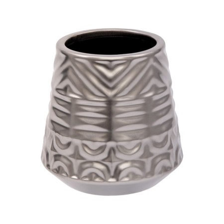 Decorative vase "Ornament", 12 × 12 × 12 cm, silver color
