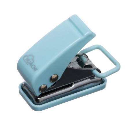 The hole punch is 1 hole, up to 10 sheets, metal, mix-1