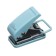 The hole punch is 1 hole, up to 10 sheets, metal, mix